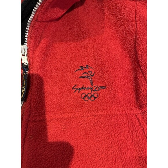 VTG 1996 line 7 men's M fleece full zip high neck jacket Sydney 2000 Olympics - Picture 7 of 12